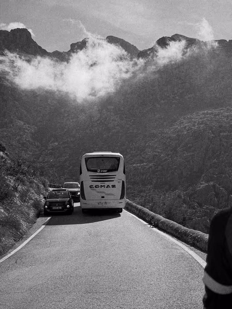 Road into the Tramuntana mountains